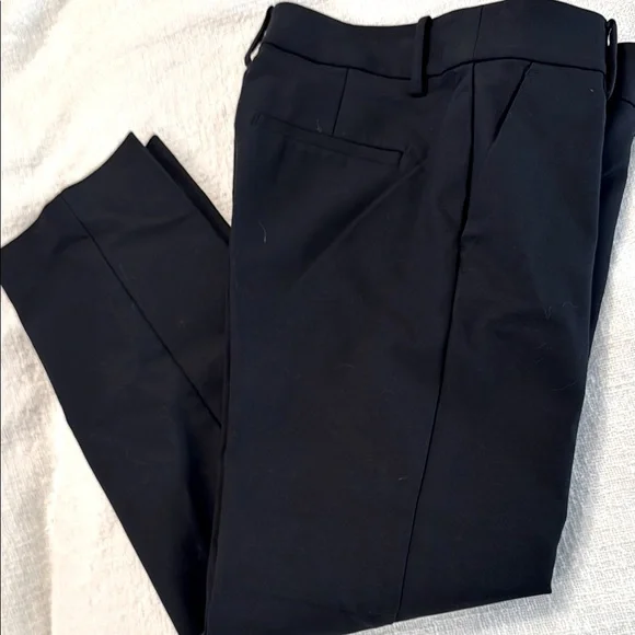 loft black dress pants Loft Faux Black Leather Pants